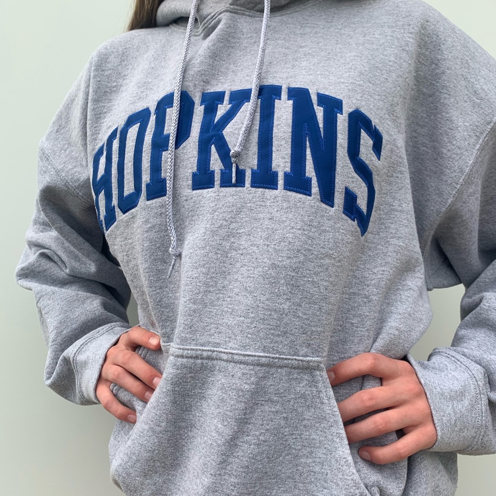 hopkins oversized grey hoodie sweatshirt